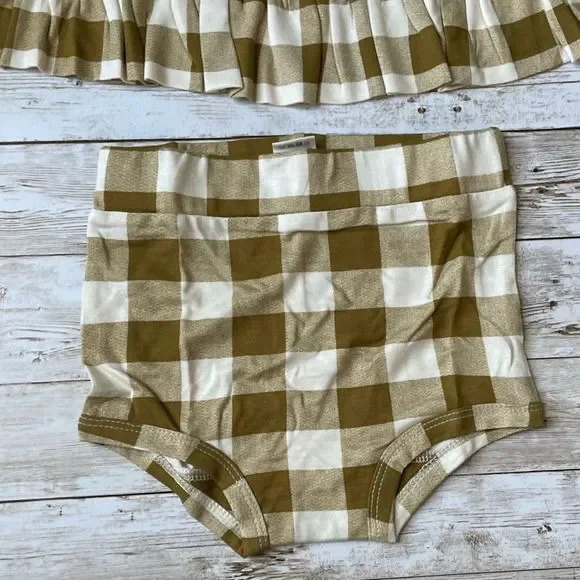 Kate Quinn Gingham Ruffle Pinafore Dress and Bloomers - Picture 4 of 6